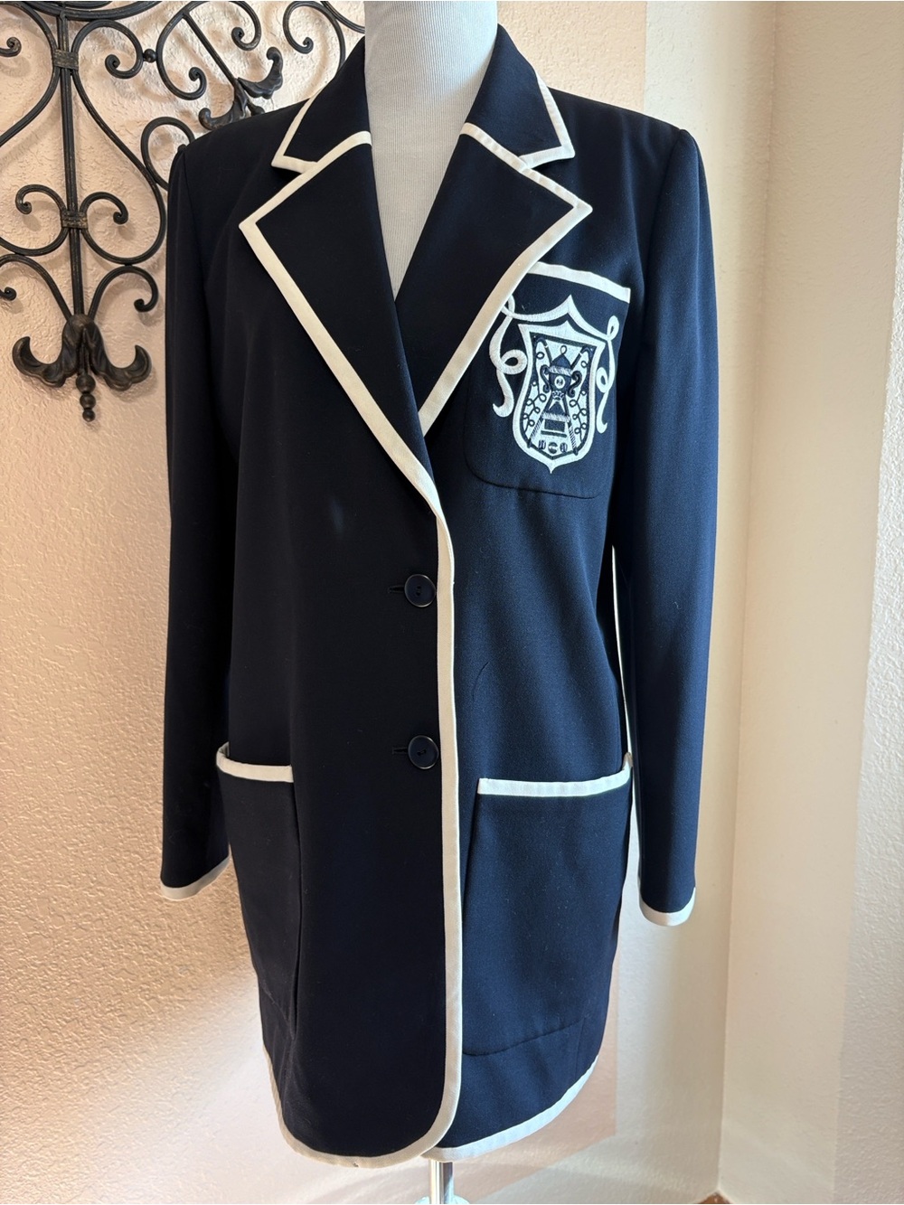 Escada Margaretha Ley blazer jacket Made in Germany Sz M authenticated